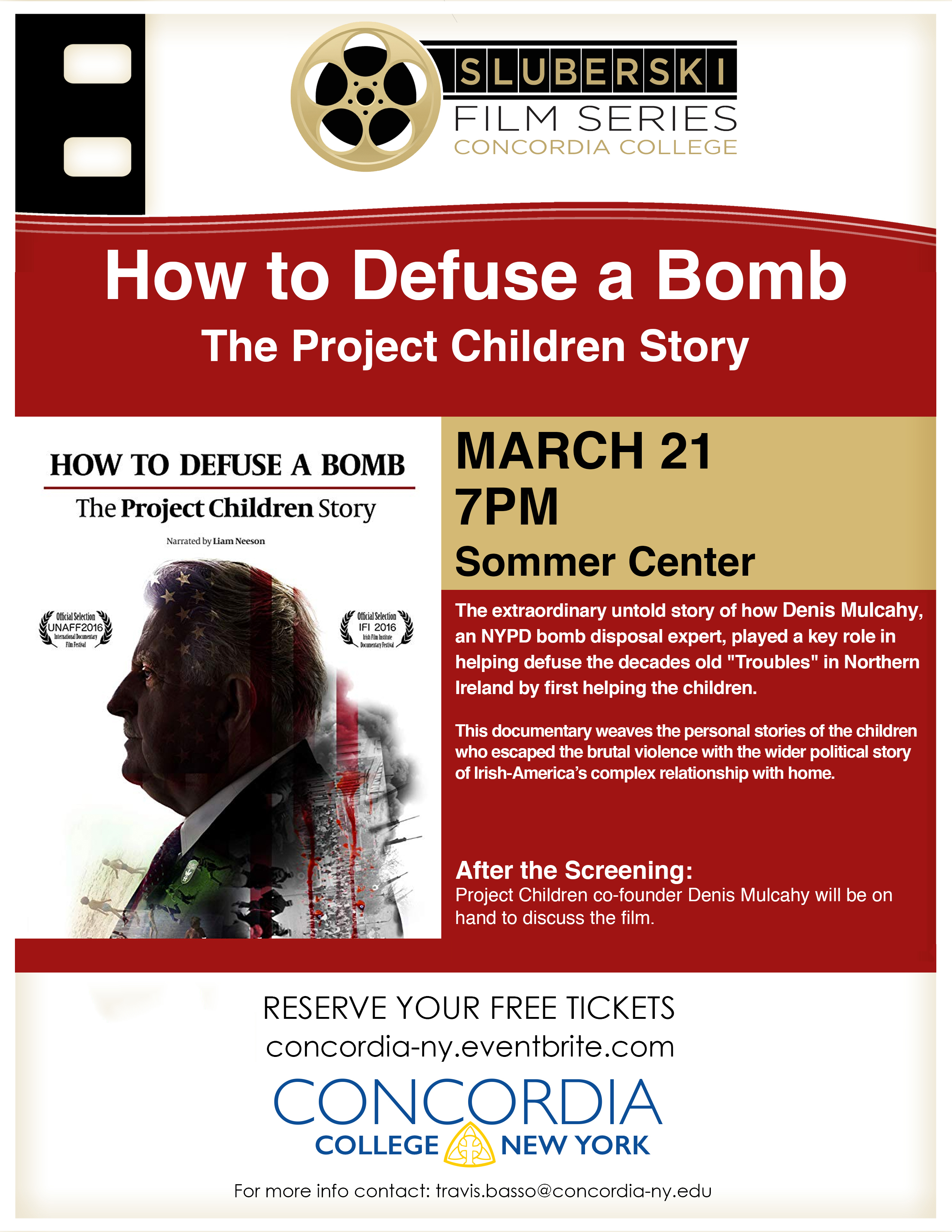 sluberski film series poster for how to defuse a bomb